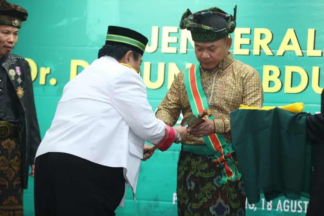 Datuk Sri Radendo Panglima Pagar Negara, Gelar Kehormatan Adat Ke Sembilan Jenderal Dudung