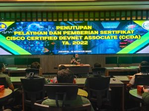 Pesan Kadisinfolahtad Pada Penutupan Pelatihan dan Sertifikasi CCDA dan CCCA TA. 2022