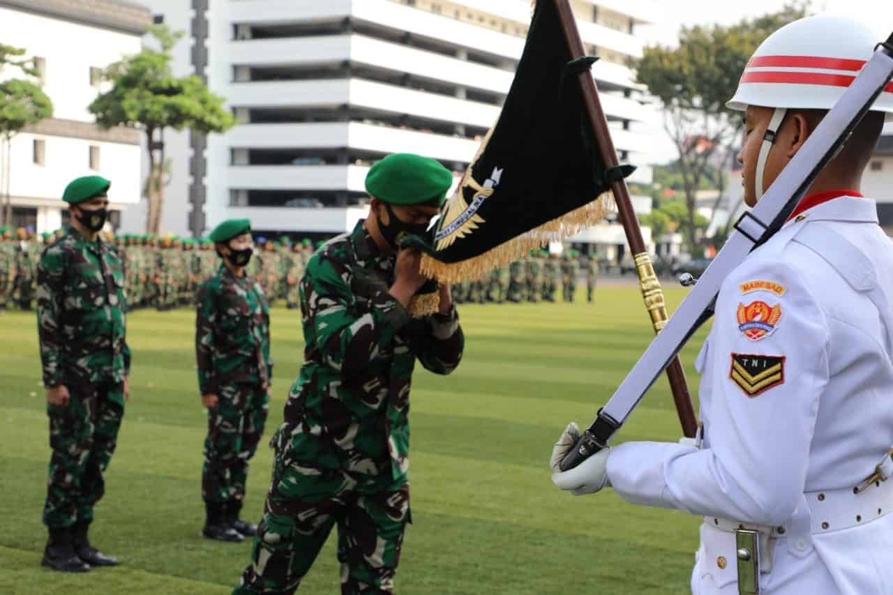 Penciuman Panji TNI AD, Tandai Penerimaan Perwira Remaja TNI AD TH 2022