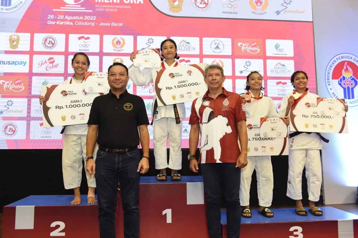 Pangkostrad Tutup Kejurnas Judo Senior dan Kata Piala Menpora 2022, Kontingen DKI Jakarta Juara Umum