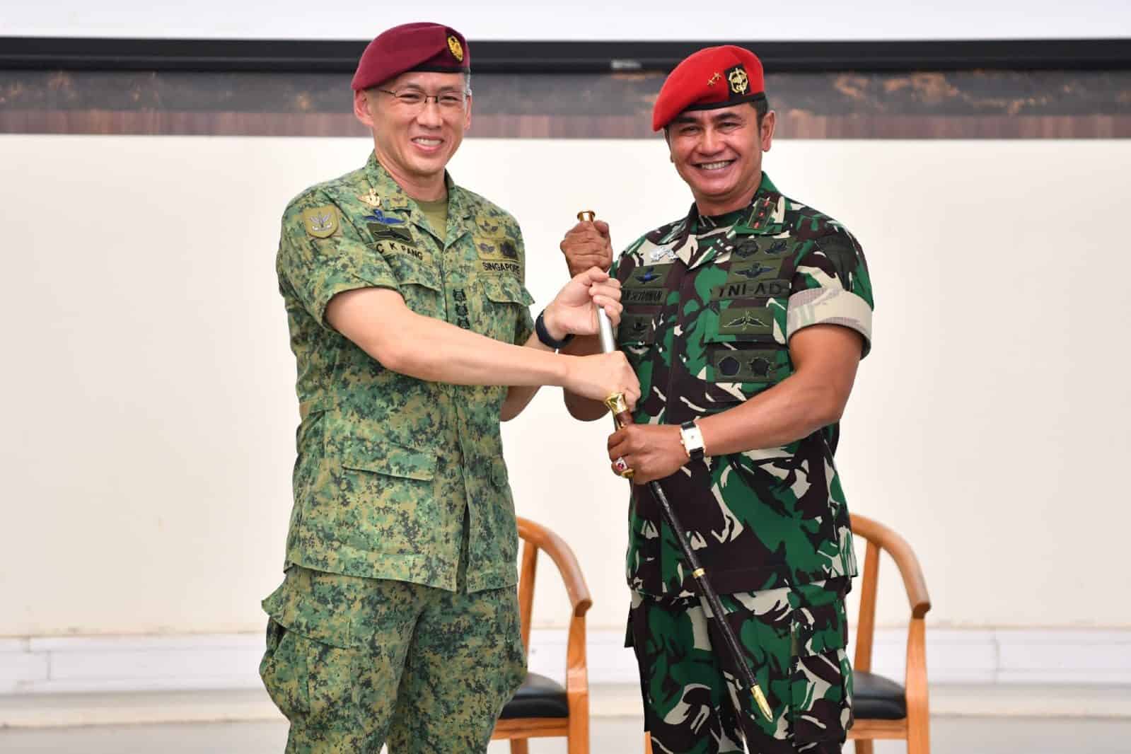 Kopassus Bersama Komando Singapura Menyelesaikan Latihan Chandrapura (XCP) 2022 di Singapura