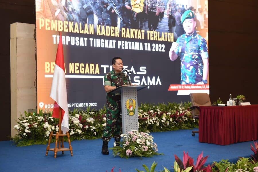 Wujudkan Warga Negara Berkarakter Bela Negara, Sterad Bekali 184 Kader ...