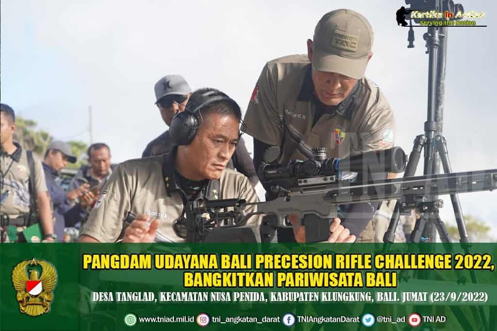 Pangdam Udayana Bali Precesion Rifle Challenge 2022, Bangkitkan Pariwisata Bali
