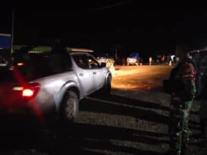 Satgas Pamtas Yonif 711/Rks Berhasil Amankan Ganja Saat Patroli Malam di Jalan Trans Wamena
