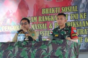 Sambut HUT ke 77 TNI, Satgas Pamtas Yonif 645/GTY Gelar Bakti Sosial Pengobatan Massal Gratis di Perbatasan