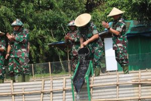 Danrem 052/Wkr Dampingi Pangdam Jaya Tinjau Perkembangan Program Food Estate Di Tangerang