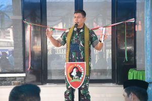 Danrem 142/Tatag Resmikan Renovasi Bangunan Koramil 1401-04/Malunda