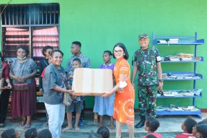 Kunjungi Taman Baca Efata, Danrem 172/PWY Berikan Support Generasi Muda Papua