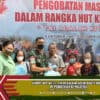 Sambut HUT ke-77, TNI di Kalbar Gelar Bakti Sosial di Perbatasan RI-Malaysia
