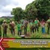 Dukung Ketahanan Pangan, Satgas Yonarmed 1 Kostrad Panen Bersama Masyarakat Maluku