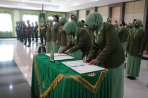 Danpuspenerbad Pimpin Sertijab Pamen Gol.IV/Kolonel dan Gol.V/Letkol Puspenerbad  serta Tradisi Pelepasan Pejabat Lama