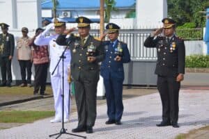 Danrem 174/ATW Pimpin Ziarah Nasional HUT ke – 77 TNI