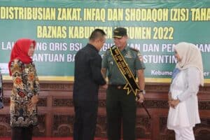 Percepat Penurunan Stunting, Dandim 0709/Kebumen Dikukuhkan sebagai Bapak Asuh Anak Stunting