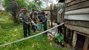Air Bersih Banjiri Rumah Warga di Desa Long Betaoh
