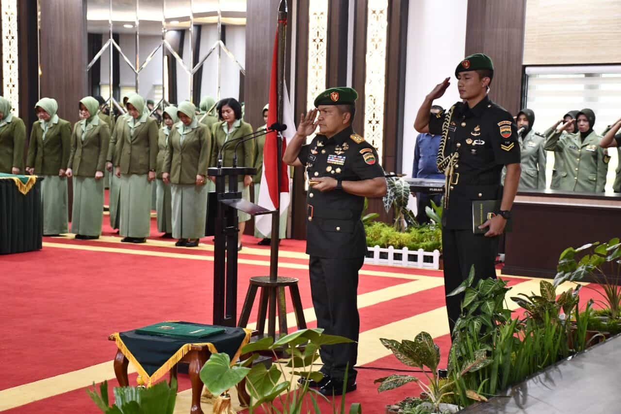 Pangdam I/BB Pimpin Sertijab Dan Tradisi Korps Pejabat Utama Kodam I/BB