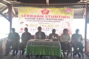 Kodim 1507/Saumlaki Gelar Serbuan Stunting di Pulau Terluar