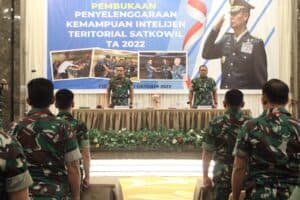 Tingkatkan Kemampuan dan Profesionalisme Apkowil, Kodam XII/Tpr Gelar Garpuan Intelter