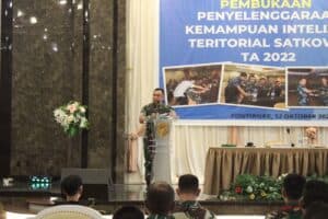 Tingkatkan Kemampuan dan Profesionalisme Apkowil, Kodam XII/Tpr Gelar Garpuan Intelter
