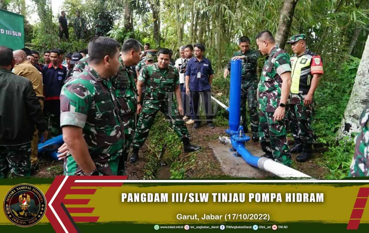 Pangdam III/Slw Tinjau Pompa Hidram Hasil Inovasi Anak Bangsa