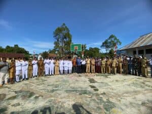 Sambut Hari Sumpah Pemuda, Satgas Yonif RK 136/TS Gelar Perlombaan di SMAN 1 Aifat