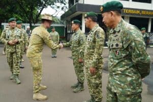 Pangkostrad Terima Kunjungan Kehormatan Commander Forces Command Australian Army