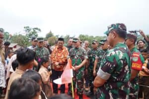 Wakasad Tinjau Pelaksanaan TMMD di Kabupaten Bogor