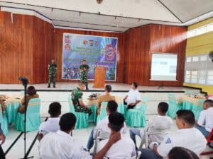 Selamatkan Generasi Muda, Korem 172/PWY Bersama Polda Papua Gelar Penyuluhan Narkoba Bagi Siswa SMKN 3 Jayapura