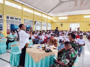 Selamatkan Generasi Muda, Korem 172/PWY Bersama Polda Papua Gelar Penyuluhan Narkoba Bagi Siswa SMKN 3 Jayapura
