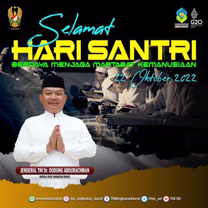 Selamat Hari Santri, 22 Oktober 2022 “Berdaya Menjaga Martabat Kemanusiaan”