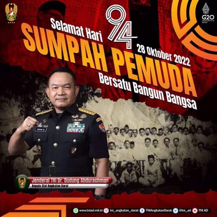 Selamat Hari Sumpah Pemuda, 28 Oktober 2022 “Bersatu Bangun Bangsa”