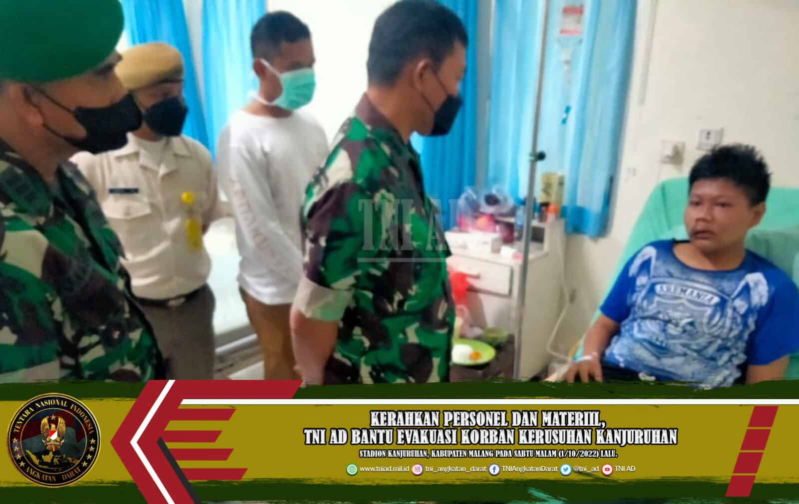 Kerahkan Personel dan Materiil, TNI AD Bantu Evakuasi Korban Kerusuhan Kanjuruhan