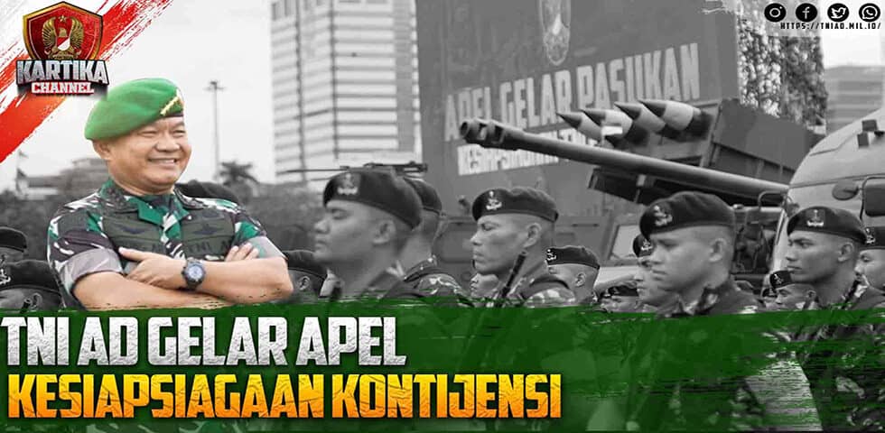 TNI AD Gelar Apel Kesiapsiagaan Kontijensi