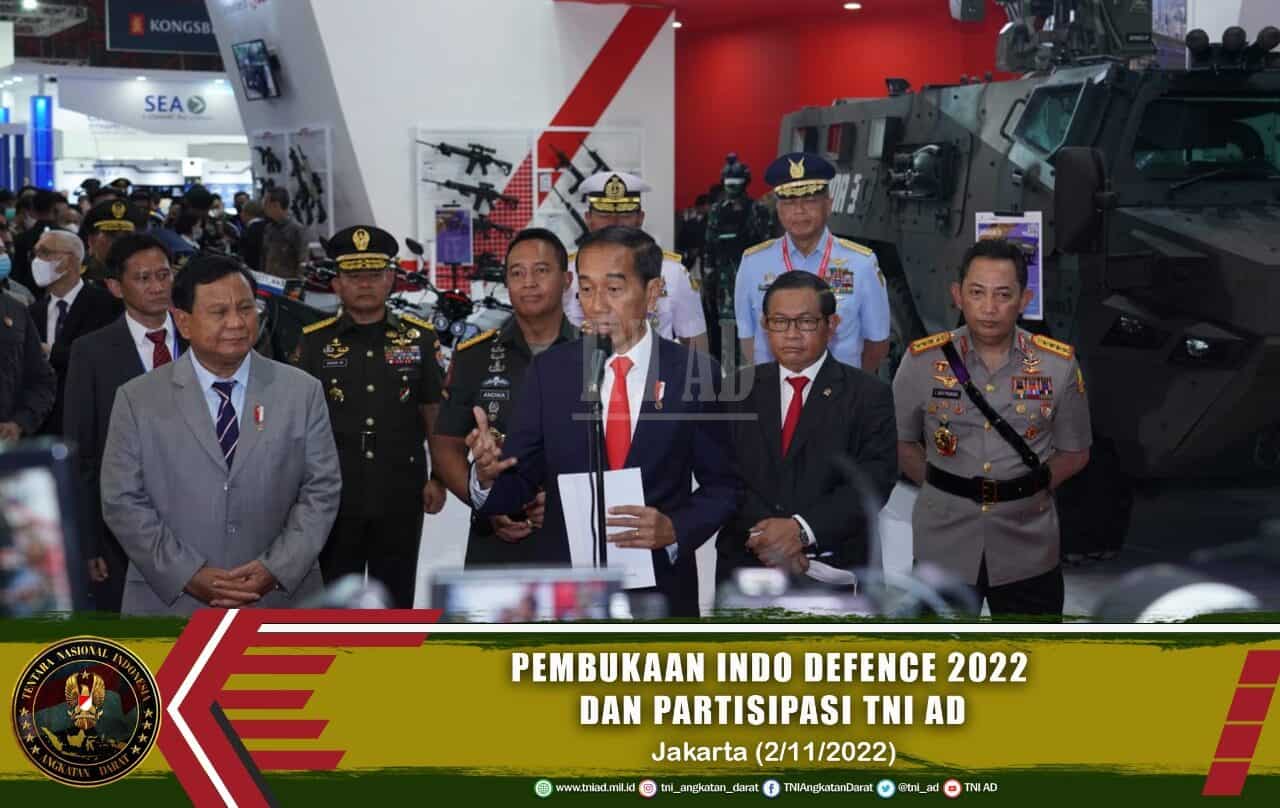 Pembukaan Indo Defence 2022 dan Partisipasi TNI AD