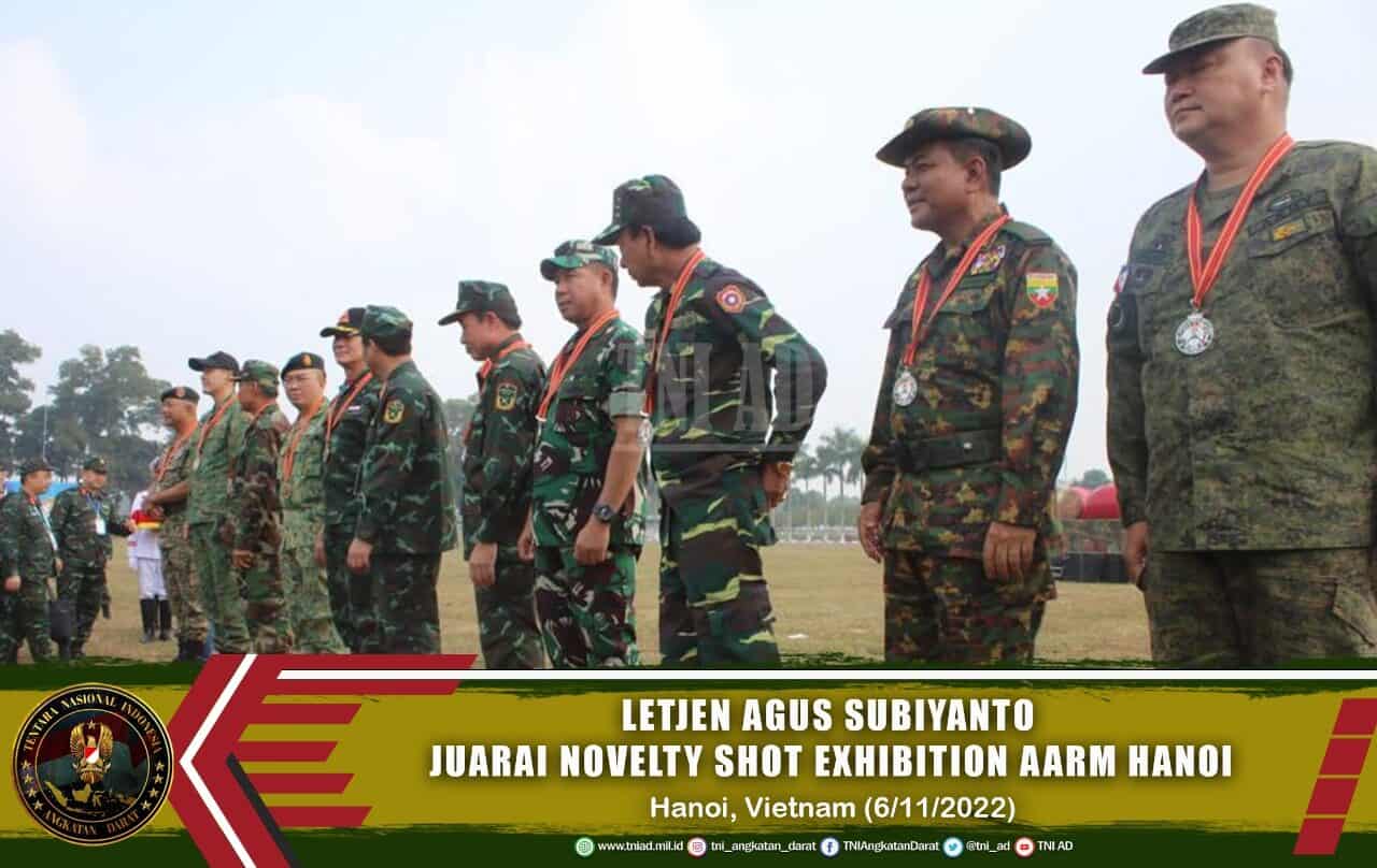 Letjen Agus Subiyanto Juarai Novelty Shot Exhibition AARM Hanoi