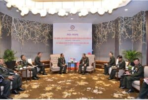 Bilateral Meeting Wakasad dengan 4 Kasad Negara Asean