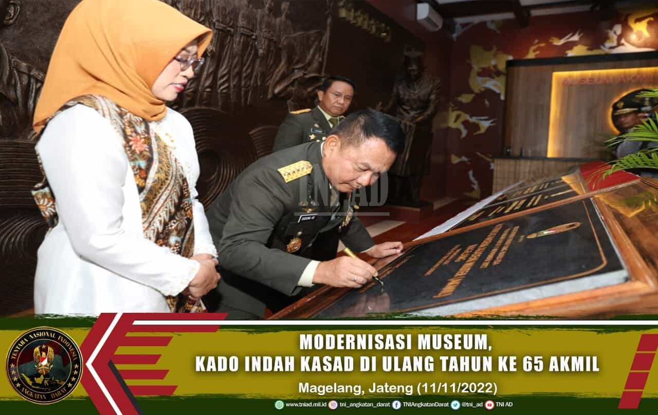 Modernisasi Museum, Kado Indah Kasad di Ulang Tahun ke 65 Akmil