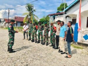 Satgas Yonarmed 1 Kostrad Libatkan Masyarakat Gelar Patroli Simpatik