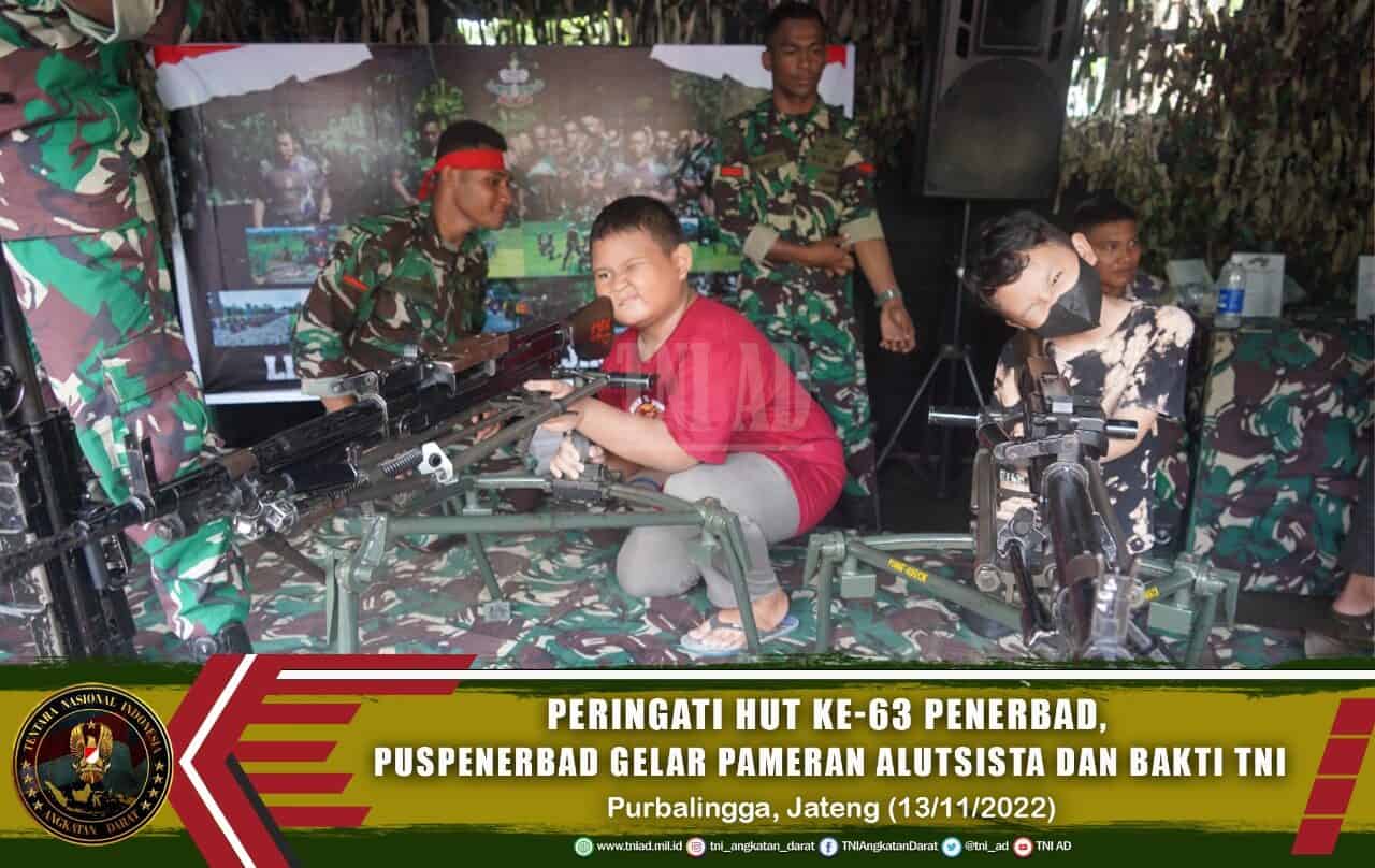 Peringati HUT ke-63 Penerbad, Puspenerbad Gelar Pameran Alutsista dan Bakti TNI