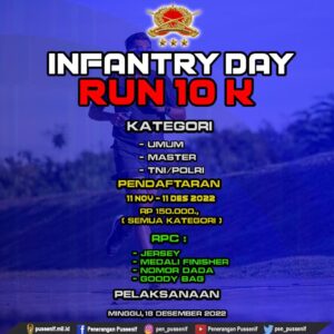 Infantry Day Run 10K Tahun 2022