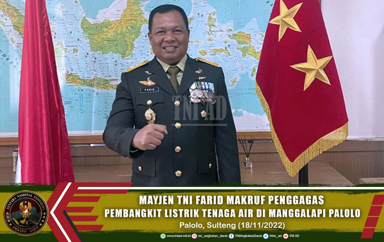 Terima Kasih Warga Manggalapi Palolo Sulteng kepada Mayjen Farid Makruf atas Kehadiran Pembangkit Listrik Tenaga Air