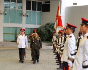 Kasad Kunjungan Kehormatan ke Pejabat Pertahanan dan Militer Singapura