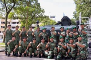 Kasad Kunjungan Kehormatan ke Pejabat Pertahanan dan Militer Singapura