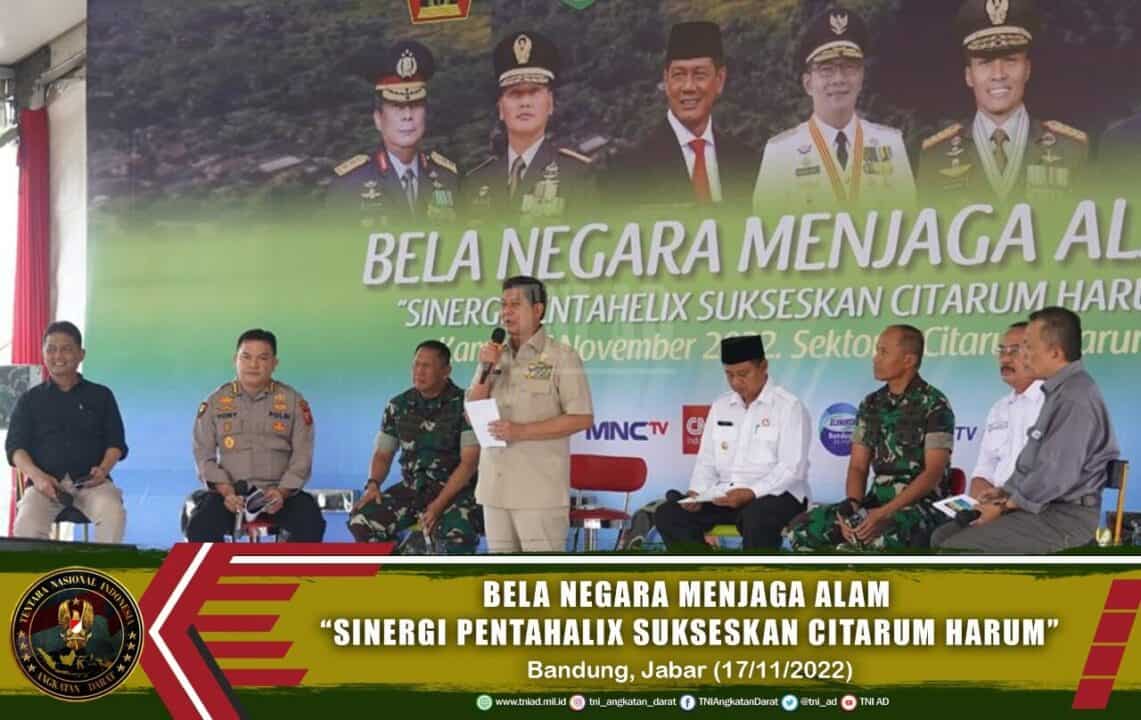 Bela Negara Menjaga Alam “Sinergi Pentahalix Sukseskan Citarum Harum”