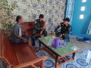 Satgas Yonif 645/GTY Kembali Terima Penyerahan Senpi Rakitan dari Warga Perbatasan