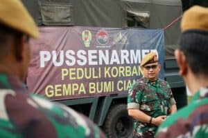 Peduli Korban Gempa Cianjur, Pussenarmed Kirim Bantuan