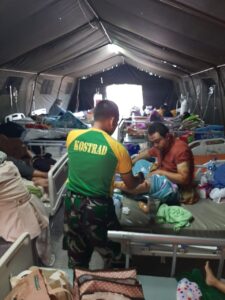 Satuan Divif 1 Kostrad Gercep Tanggulangi Bencana Alam Cianjur