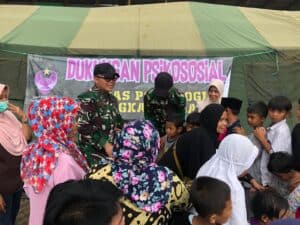 Dukungan Psikososial Dari Dispsiad Bagi Korban Gempa Cianjur