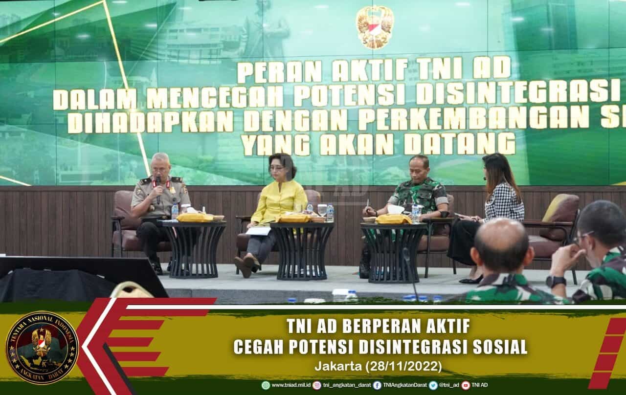 TNI AD Berperan Aktif Cegah Potensi Disintegrasi Sosial