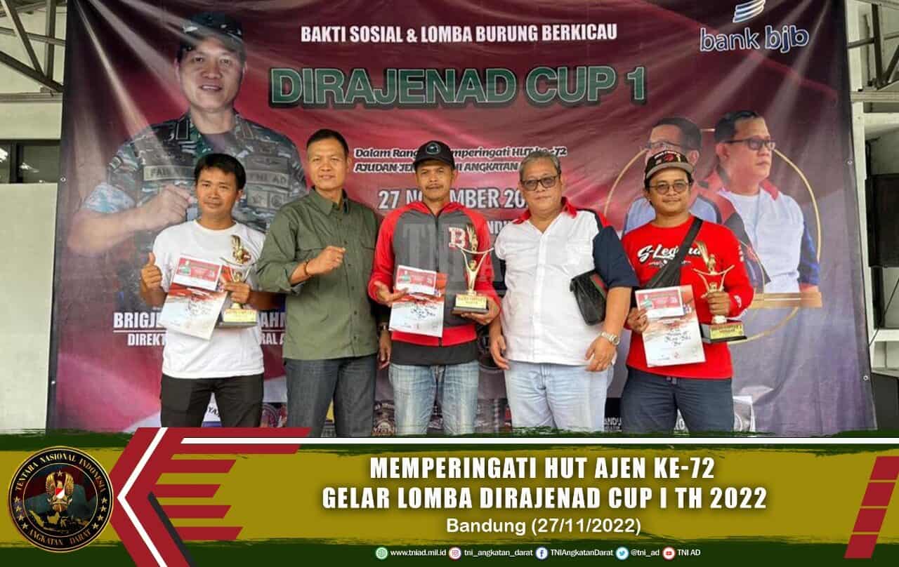 Memperingati HUT Ke-72 Ajudan Jenderal TNI AD Gelar Lomba Dirajenad Cup I Tahun 2022