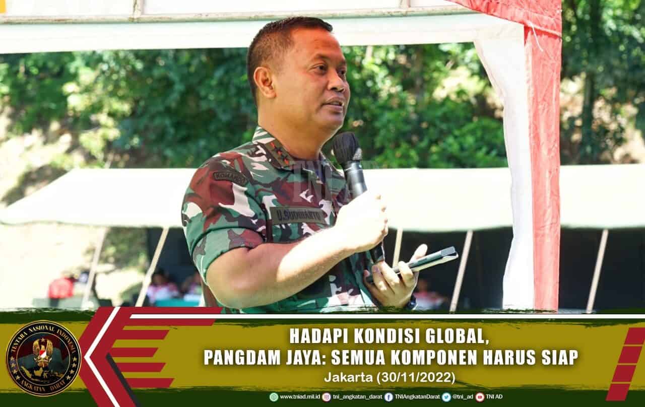 Hadapi Kondisi Global, Pangdam Jaya: Semua Komponen Harus Siap